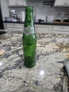 Coca Cola Sprite Green Glass Bottle